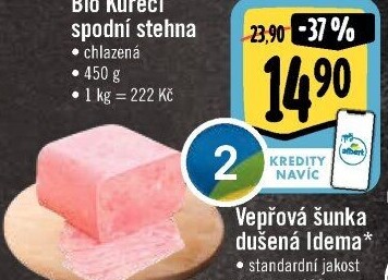 Šunka vepřová dušená standard Idema