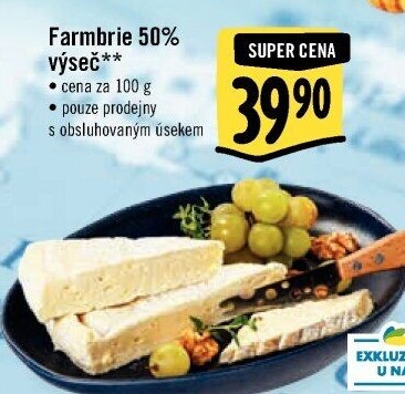 Sýr Farmbrie 50%