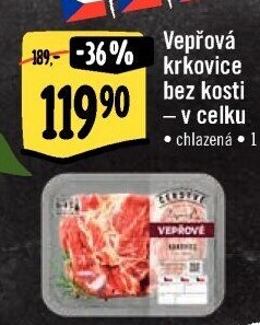 Vepřová krkovice bez kosti Albert
