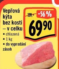 Vepřová kýta bez kosti