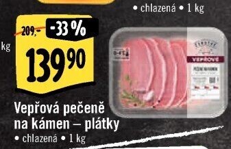 Vepřová pečeně na kámen Albert