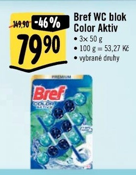 WC blok tuhý Color Aktiv Bref