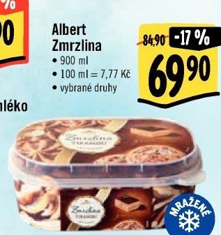 Zmrzlina ve vaničce Albert