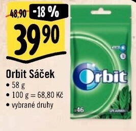 Žvýkačky Orbit