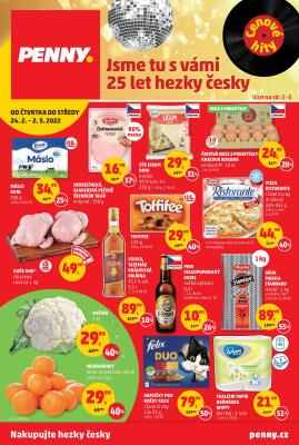 akční leták Penny Market 24.2.2022-2.3.2022