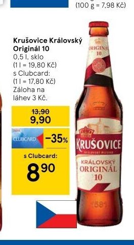 Krušovice Královský Originál 10