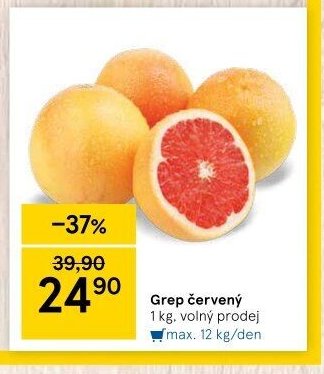 Grep červený