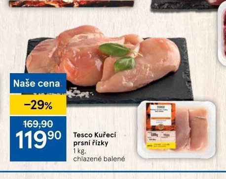 Tesco Kuřecí prsní řízky