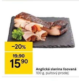 Anglická slanina lisovaná