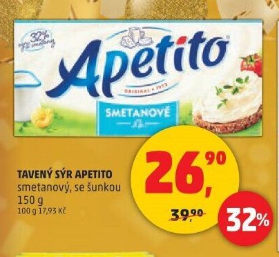 Tavený sýr Apetito