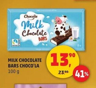 Milk Chocolate Bars Choco'la