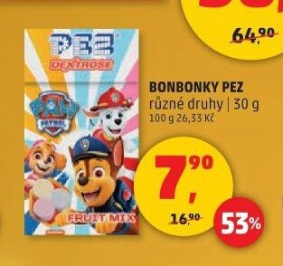 Bonbonky Pez
