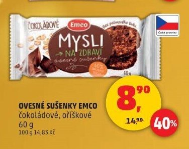 Ovesné sušenky Emco