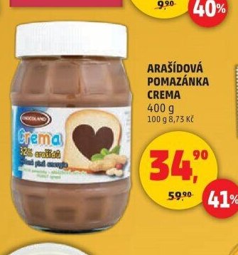 Arašídová pomazánka Crema