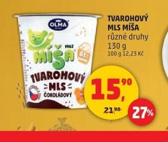 Tvarohový Mls Míša