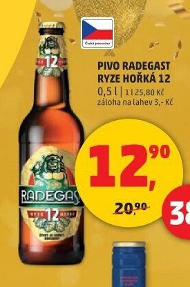 PIVO RADEGAST RYZE HOŘKÁ 12