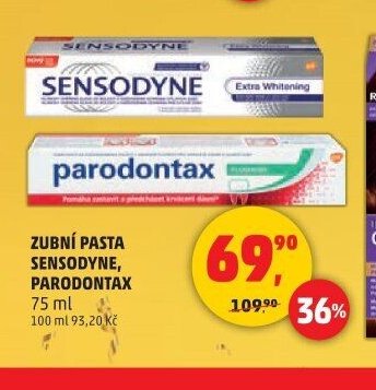 ZUBNÍ PASTA SENSODYNE, PARODONTAX