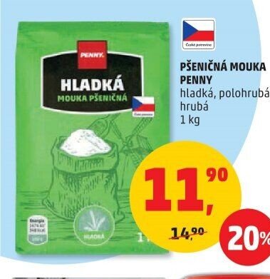 PENNY mouka pšeničná
