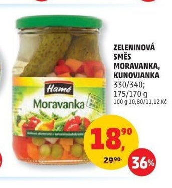Zeleninová směs Moravanka/Kunovjanka