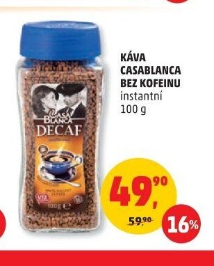 KÁVA CASABLANCA BEZ KOFEINU