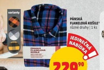Pánská flanelová košile