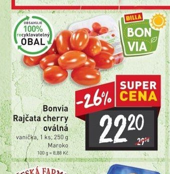 Bonvia Rajčata cherry oválná