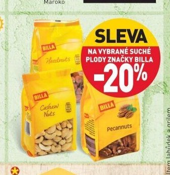 Suché plody značky Billa