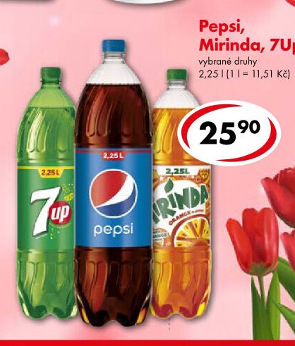 Pepsi, Mirinda, 7Up