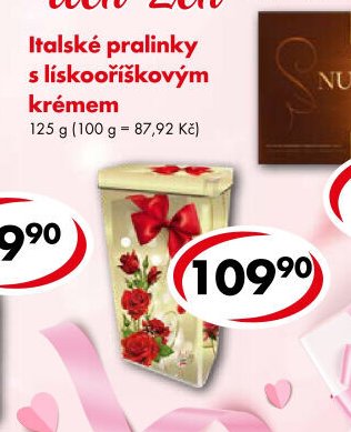 Italské pralinky s lískooříškovým krémem