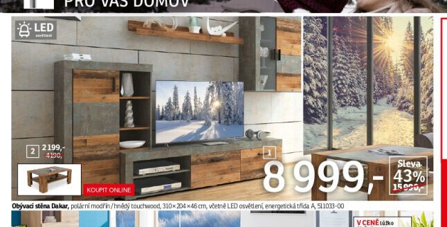 Obývací stěna Dakar - ASKO akcniletaky.com