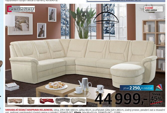 Variabilní sedací souprava Relaxness - ASKO akcniletaky.com