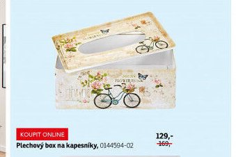 Plechový box na kapesníky - ASKO akcniletaky.com