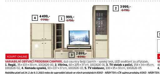 Variabilní obývací program CAMPARI - ASKO akcniletaky.com