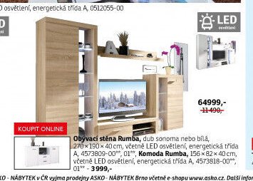Obývací stěna Rumba - ASKO akcniletaky.com