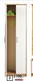 Šatní skříň 60x200x36 cm - ASKO akcniletaky.com
