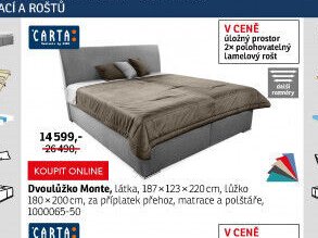Dvoulůžko Monte - ASKO akcniletaky.com