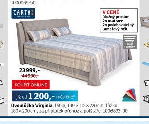 Dvoulůžko Virginia - ASKO akcniletaky.com