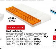 Matrace Medixo Ontario - ASKO akcniletaky.com