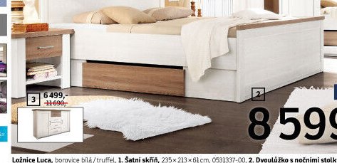Ložnice Luca (Dvoulůžko s nočními stolky) - ASKO akcniletaky.com