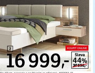 Dvolůžko s nočními stolky - ASKO akcniletaky.com