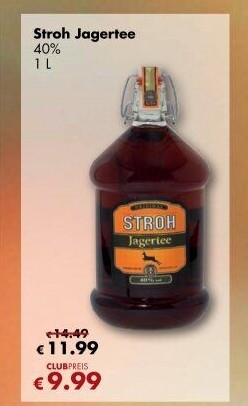 Rum Jagertee Stroh