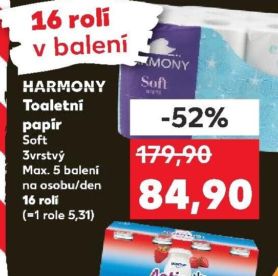 Harmony Toaletní papír Soft