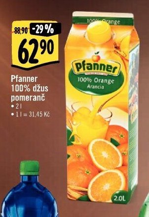 Pfanner 100% džus pomeranč