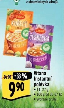 Instantní polévka do hrnečku Vitana