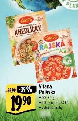 Instantní polévky Vitana