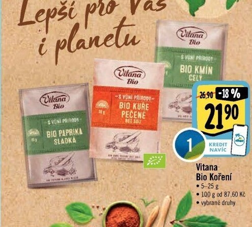 Koření Bio Vitana