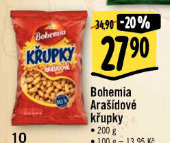 Křupky arašídové Bohemia