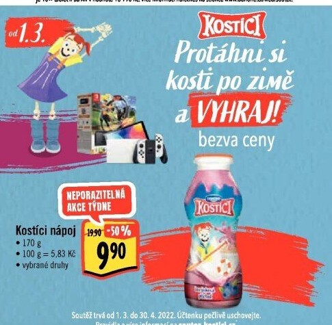 Nápoj Kostíci Danone