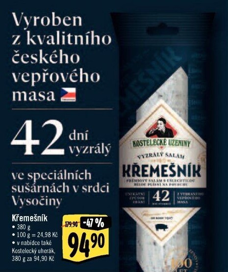 Salám Křemešník kostelecký Kostelecké uzeniny
