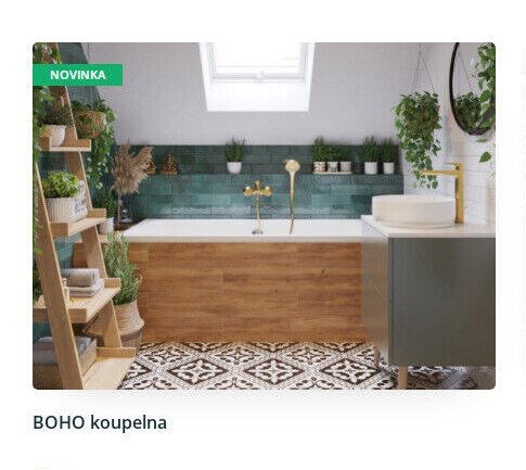 BOHO koupelna